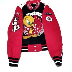 Lot29 Girls Tweety Bird Racing Bomber 